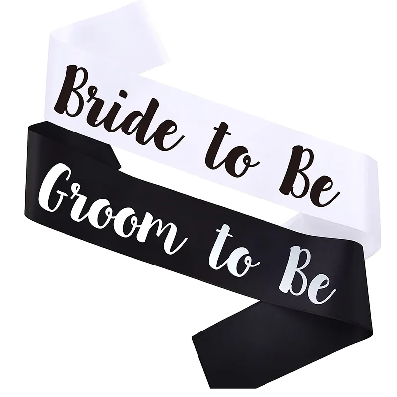 Bride Tribe Sash - 新郎、花嫁、サッシュ、ブライダルシャワー、独身、独身パーティー、結婚式、婚約、新婚の装飾、新婚夫婦のギフト