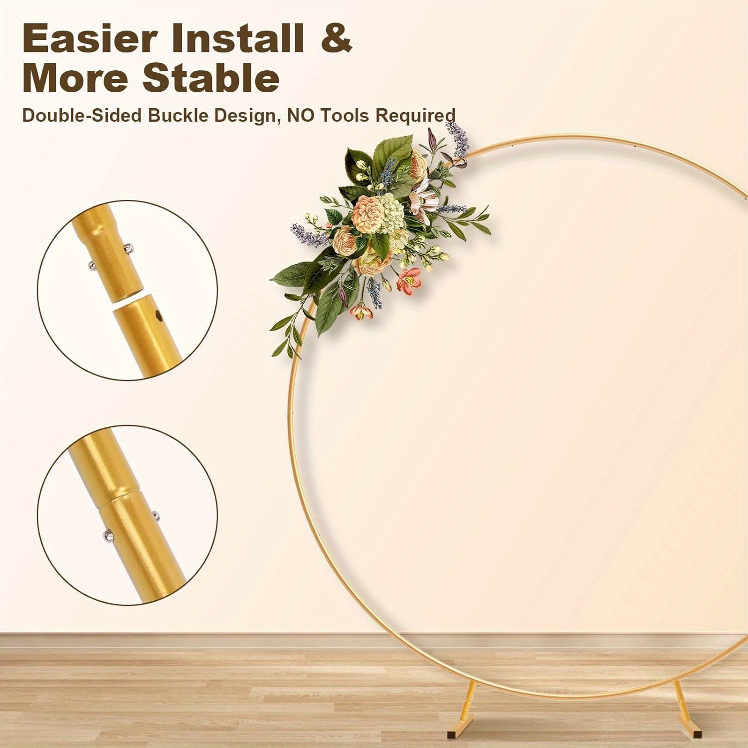 5.9～6.6～7フィート メタル製 円形バルーンアーチスタ - Wedding Balloon Arch のレビューと価格