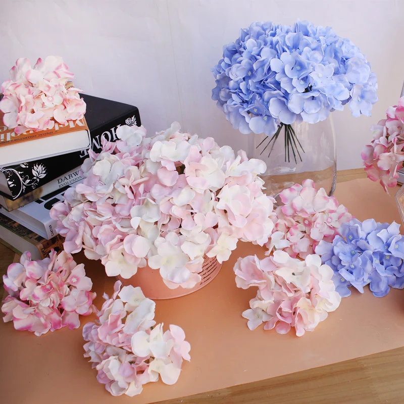 人工シルクアジサイの壁,10個ピース/ロット,偽物の花,家の - Wedding Arch Flower のレビューと価格
