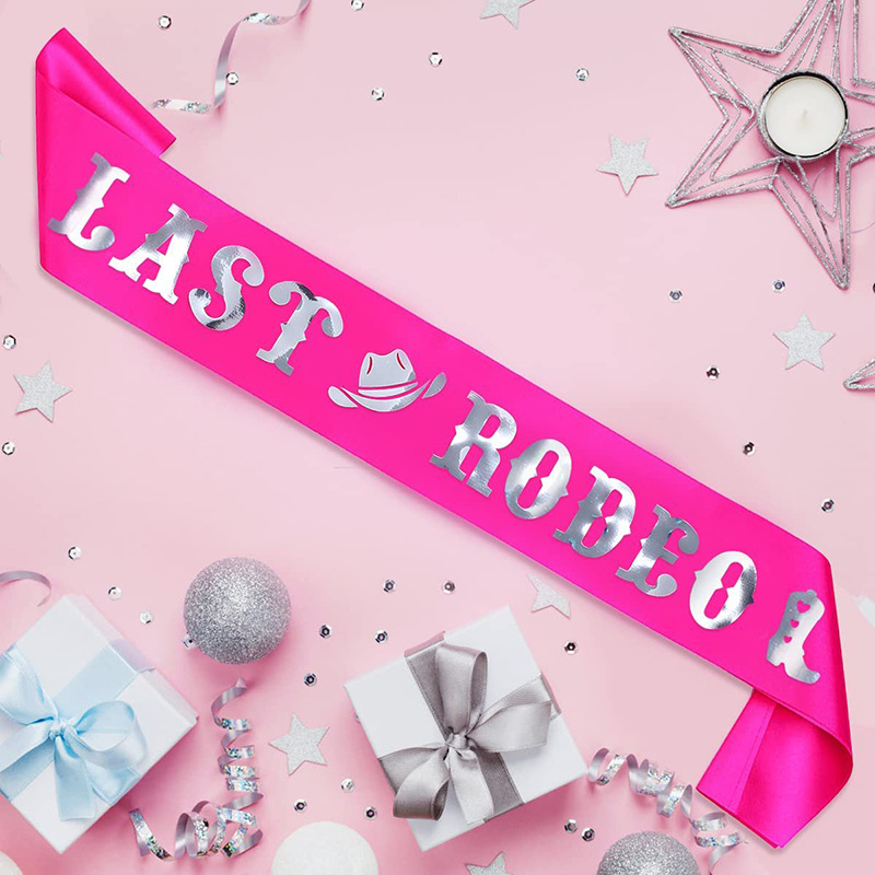 バチェロレッテパーティー用ショルダーストラップサッシ、最後の - Bride Tribe Sash のレビューと価格