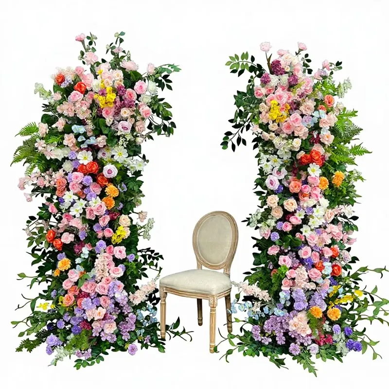 サンウェディング特価販売 造花ウェディングアーチ メタルフレ - Wedding Arch Flower のレビューと価格